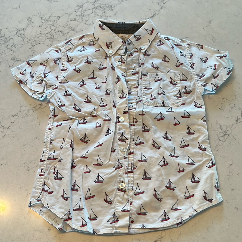 Crewcuts sailboat button down